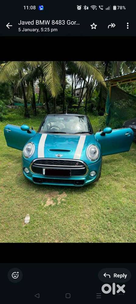 Mini Cooper Convertible Cooper S Convertible, 2016, Diesel
