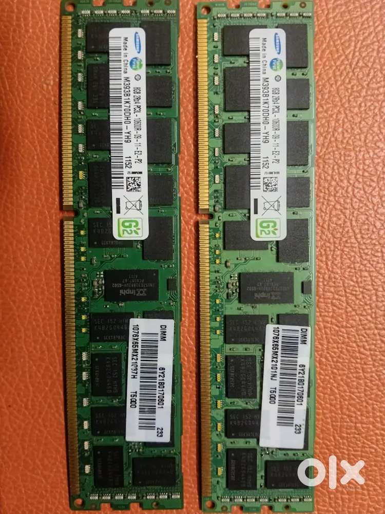 DDR3 2X8gb Samsung RAM