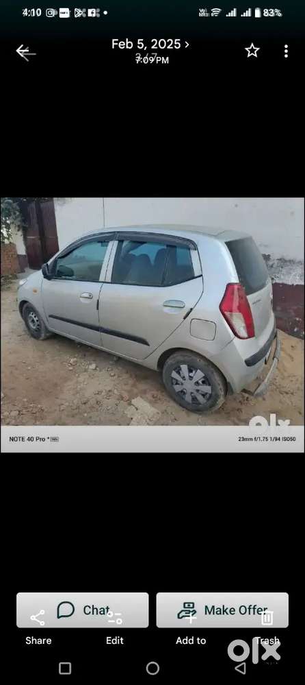 Hyundai I10 2009 Cng & Hybrids 74000 Km Driven