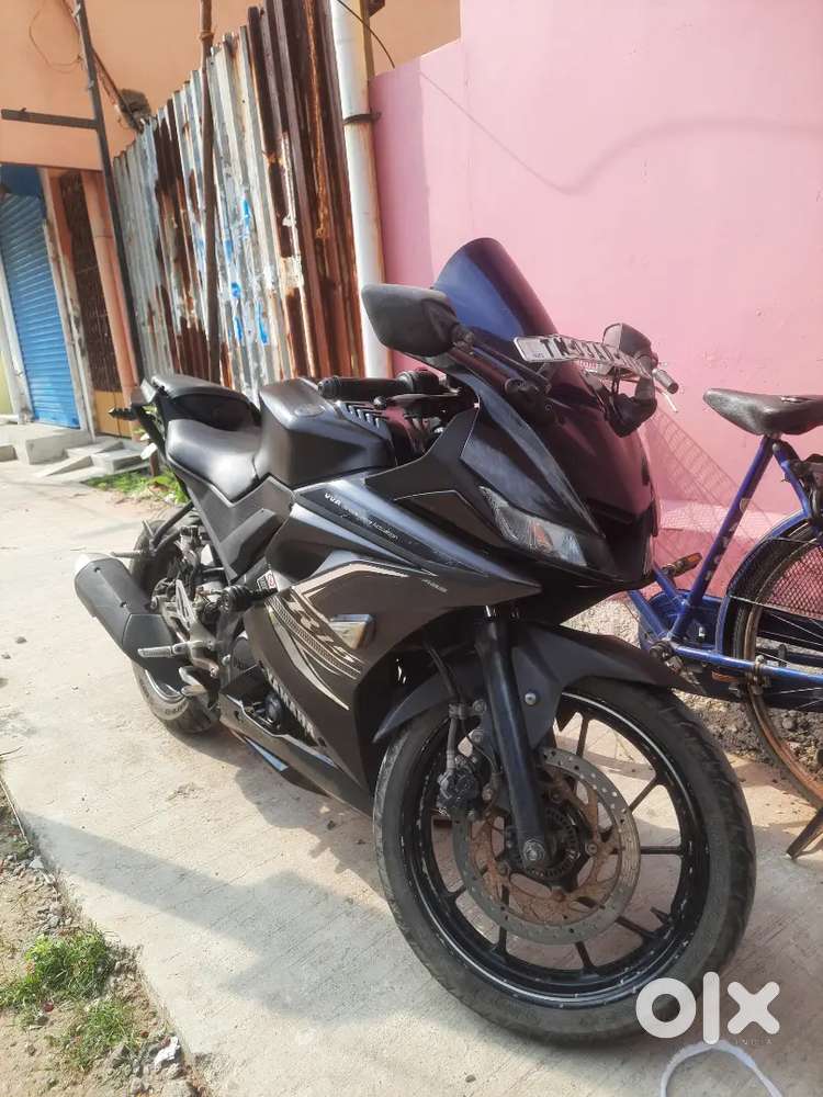 Black Colour Yamaha R15 New 2021 R15 V3 Black Colour Motorcycles
