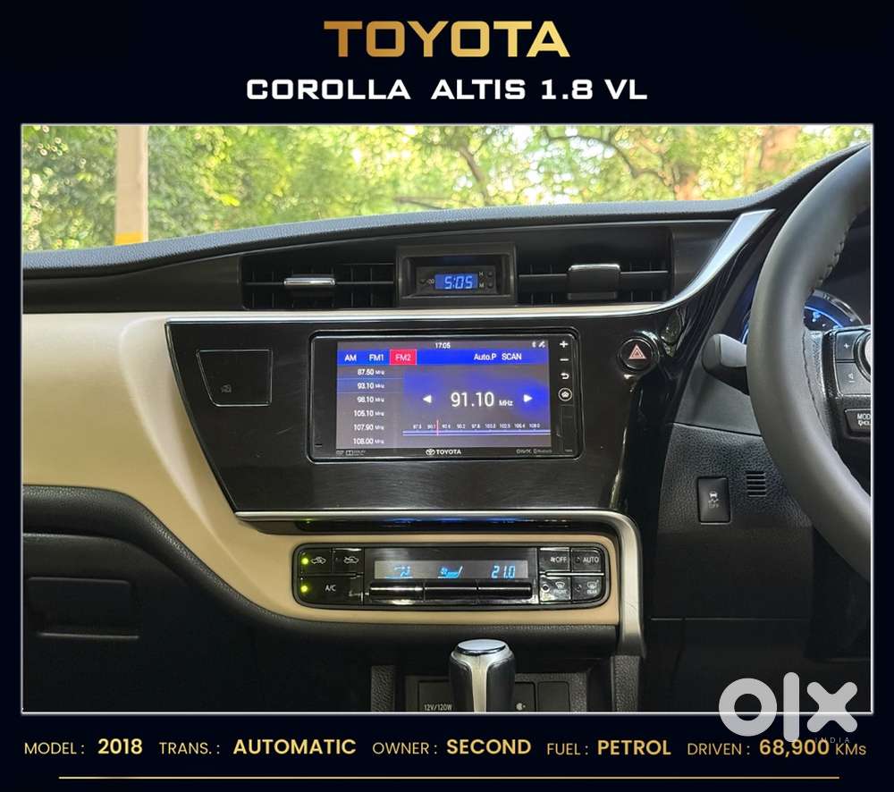 Toyota Corolla Altis Vl, 2018, Petrol