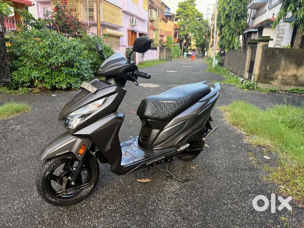 Scooty Honda Grazia Bs6 Grey Colour New Grazia Bs6 Grazia Scooty