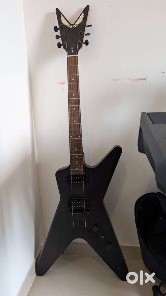 Dean ML XM Floyd Black Satin Guitar - Musical Instruments - 1826124417