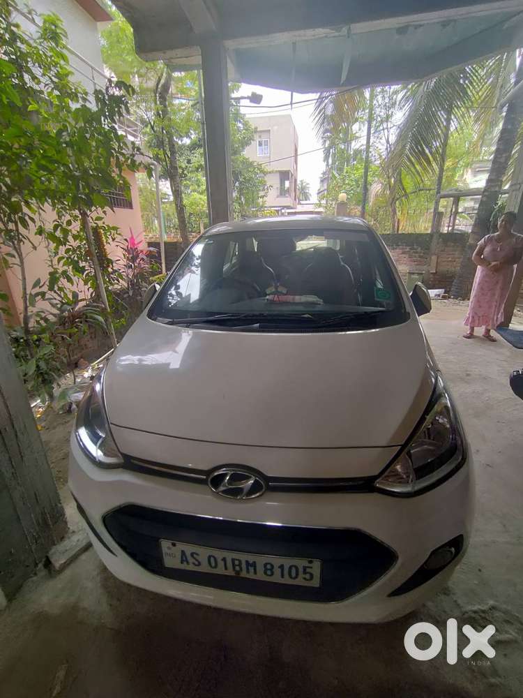 White Colour Hyundai Xcent Like Brand New Condition For Sale.