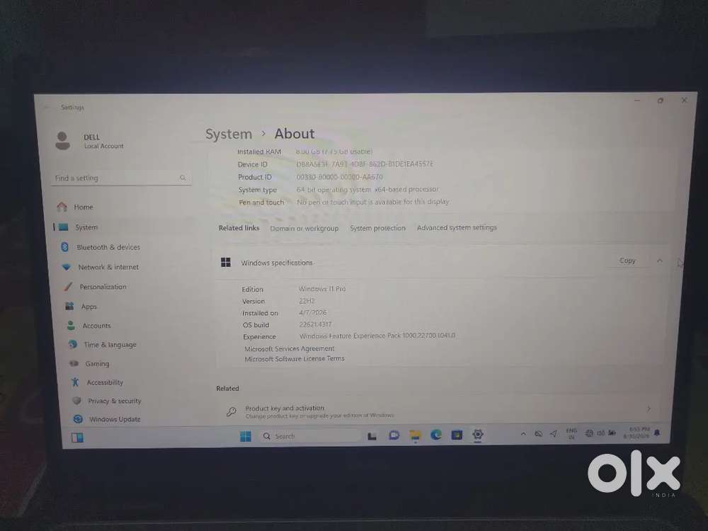 Desktop M3HKMPU latitude 3420 6th month old