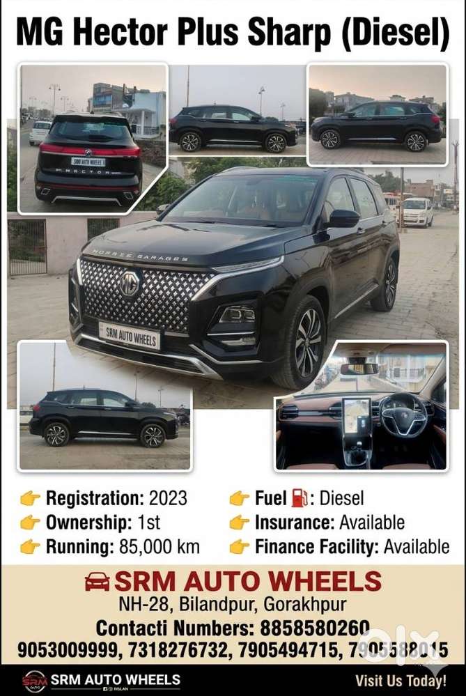 Mg Hector Plus 2.0 Sharp Diesel Turbo, 2023, Diesel