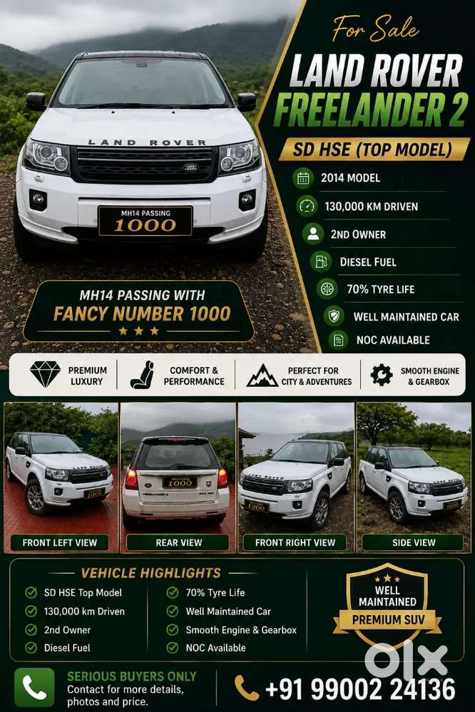 Land Rover Freelander Diesel 2014
