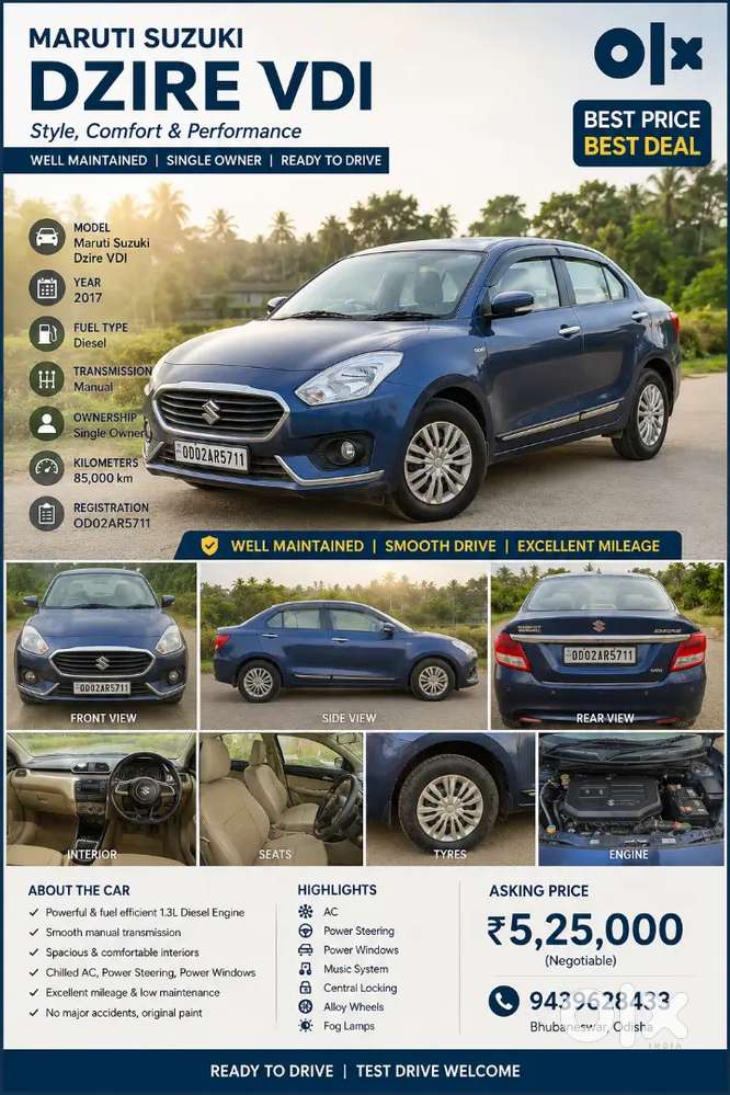 Maruti Suzuki Dzire 2018