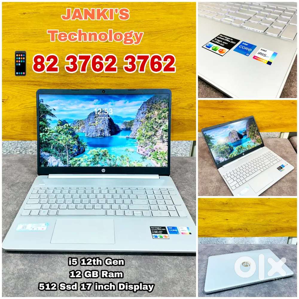 HP Notebook 17 i5 12TH Gen 512ssd 16Gb Ram 4Ghraphic Card Price