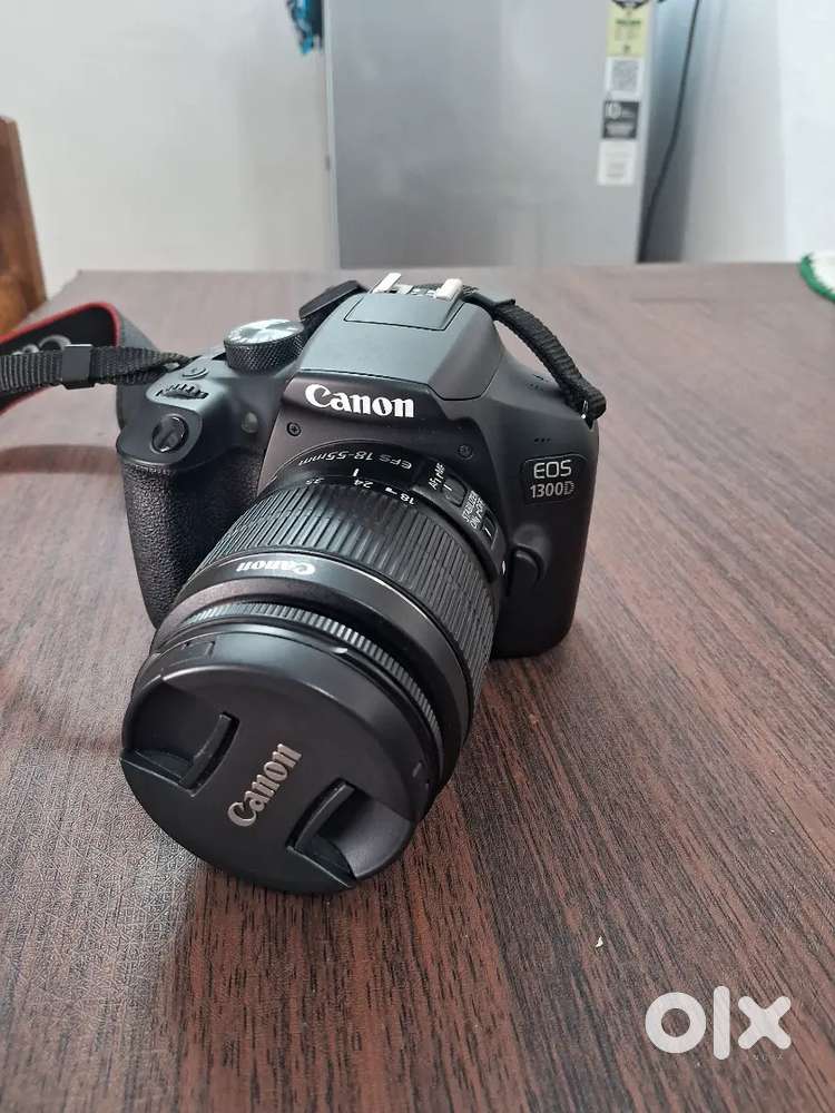 Canon EOS 1300D DSLR Camera with two lens and mic