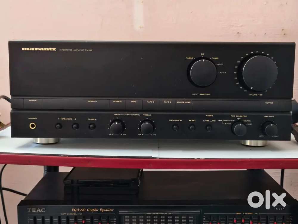 The Marantz PM-80 an integrated stereo amplifier - TVs, Video