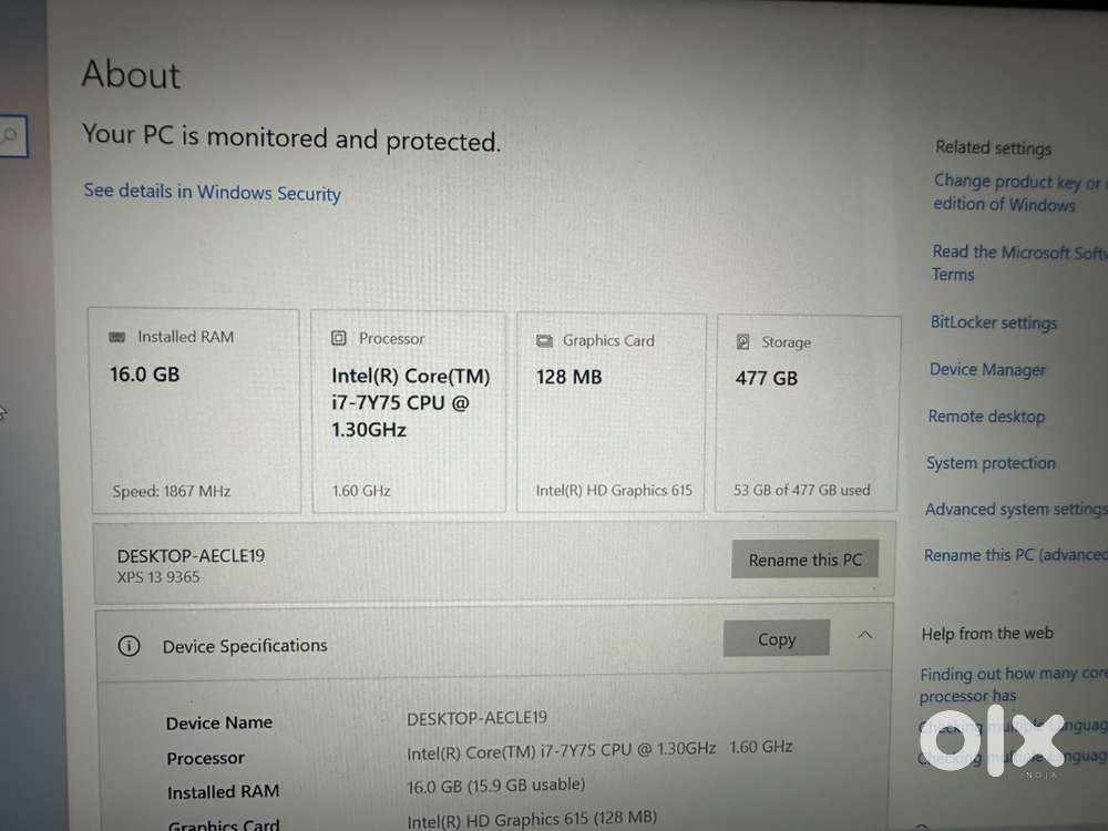 Dell XPS laptop Very good condition for sale