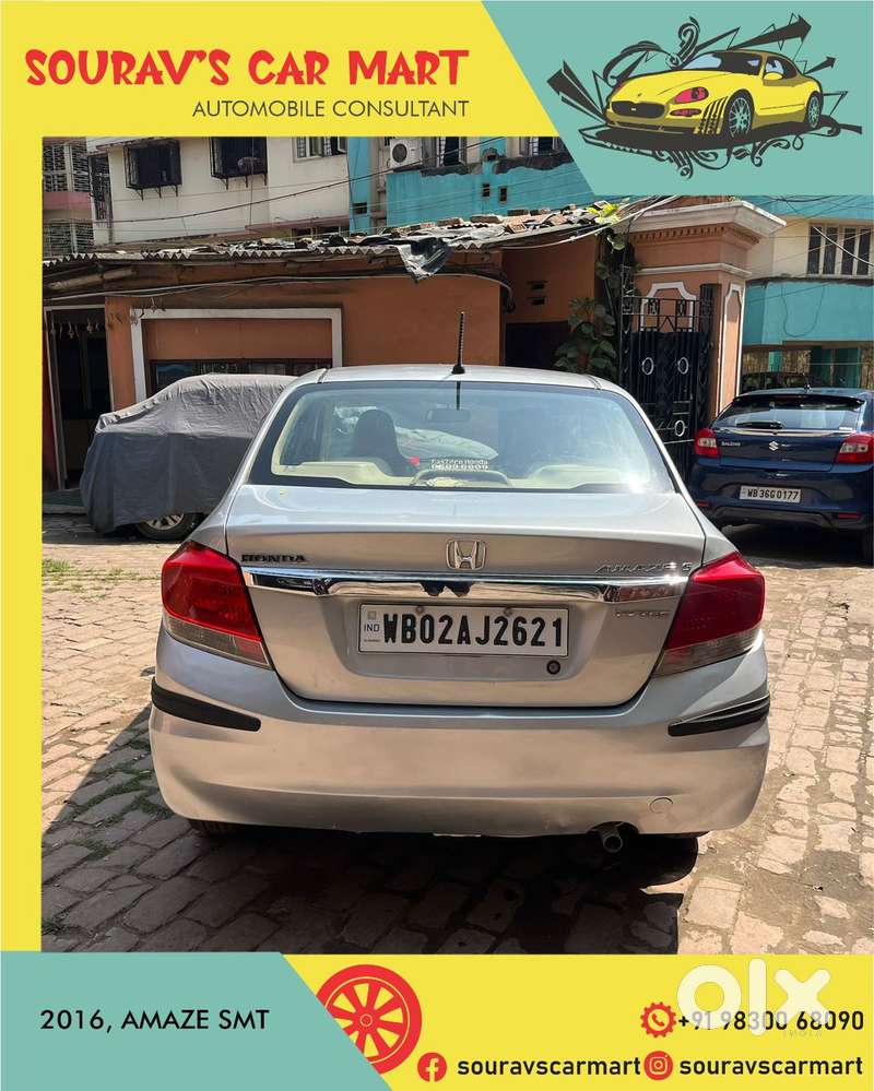 Honda Amaze 1.2 S I-vtec, 2016, Petrol