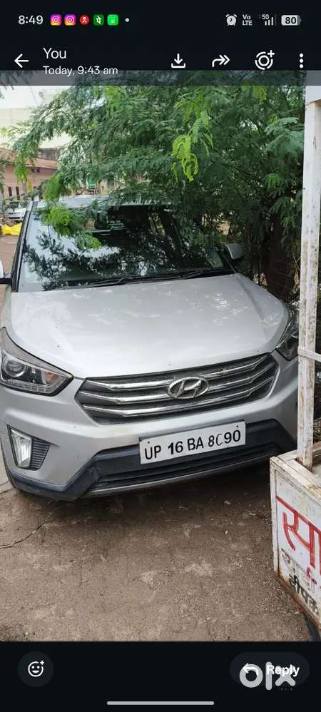 Hyundai Creta Facelift 2015 Diesel Car Pus Boton Start 2 Chabi H Sath