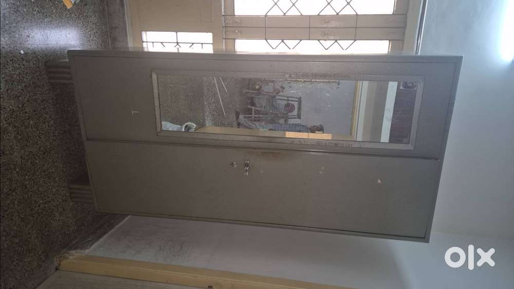 Steel cupboard with locker