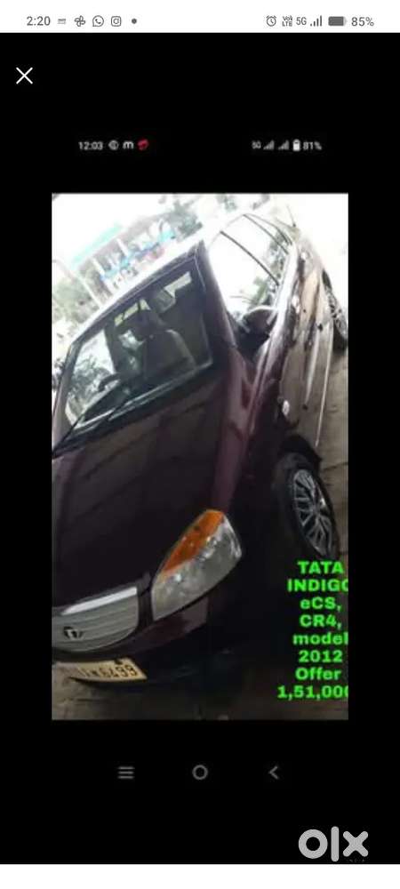 Tata Indigo Ecs 2012 Diesel Well Maintained