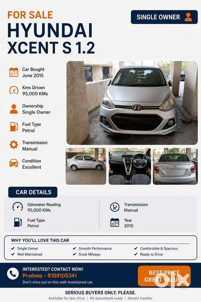 2015 Hyundai Xcent Petrol