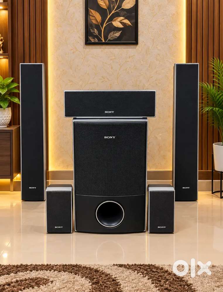 SONY ORIGINAL HOME THEATRE 5.1 SPIKAR SET