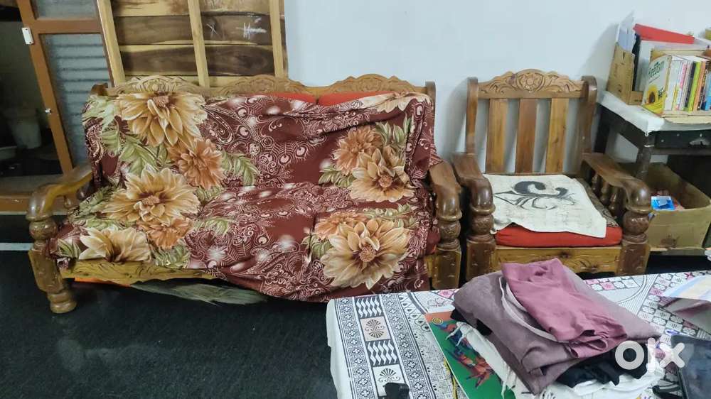 Wooden sofa