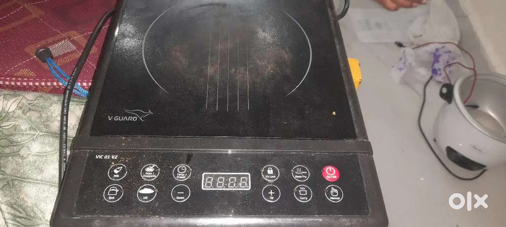 v guard induction stove and tabul fan