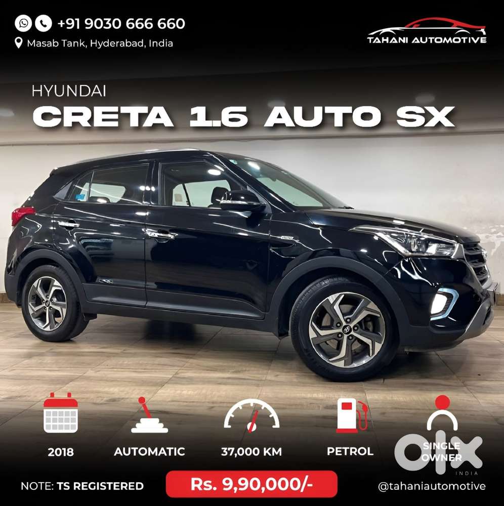 Hyundai Creta 1.6 Sx Automatic, 2018, Petrol
