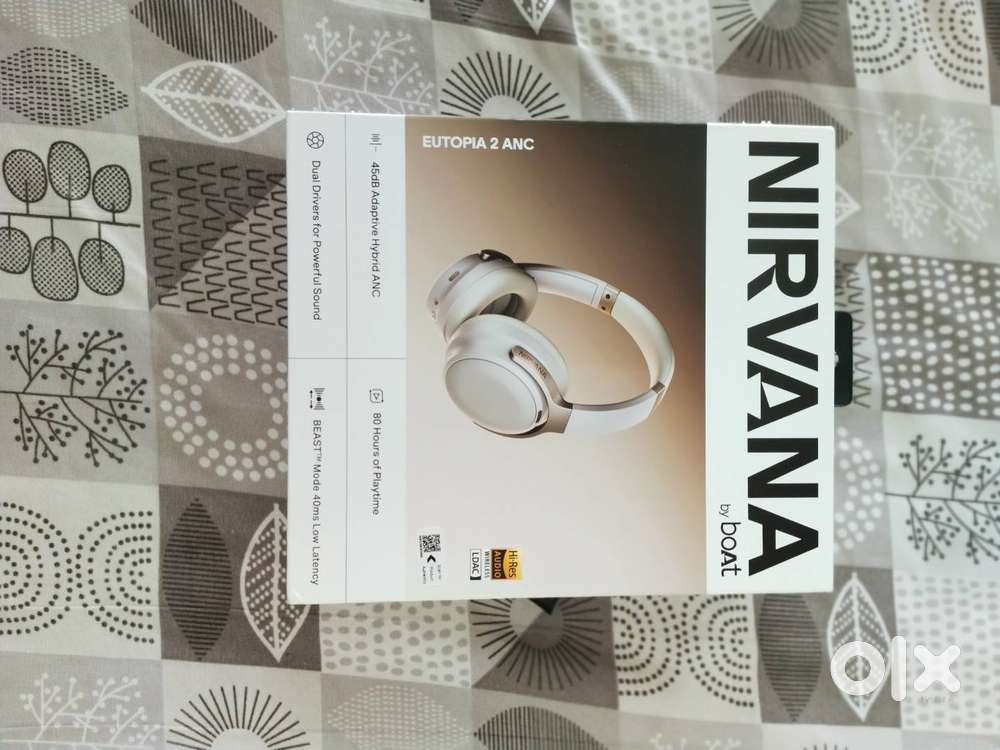 Boat Nirwana Utopia 2 ANC Headphones &ndash; Brand New | Bill Available