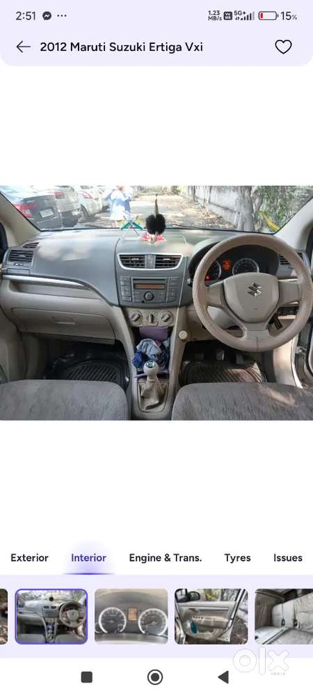 Maruti Suzuki Ertiga 2012 Cng & Hybrids 66000 Km Driven