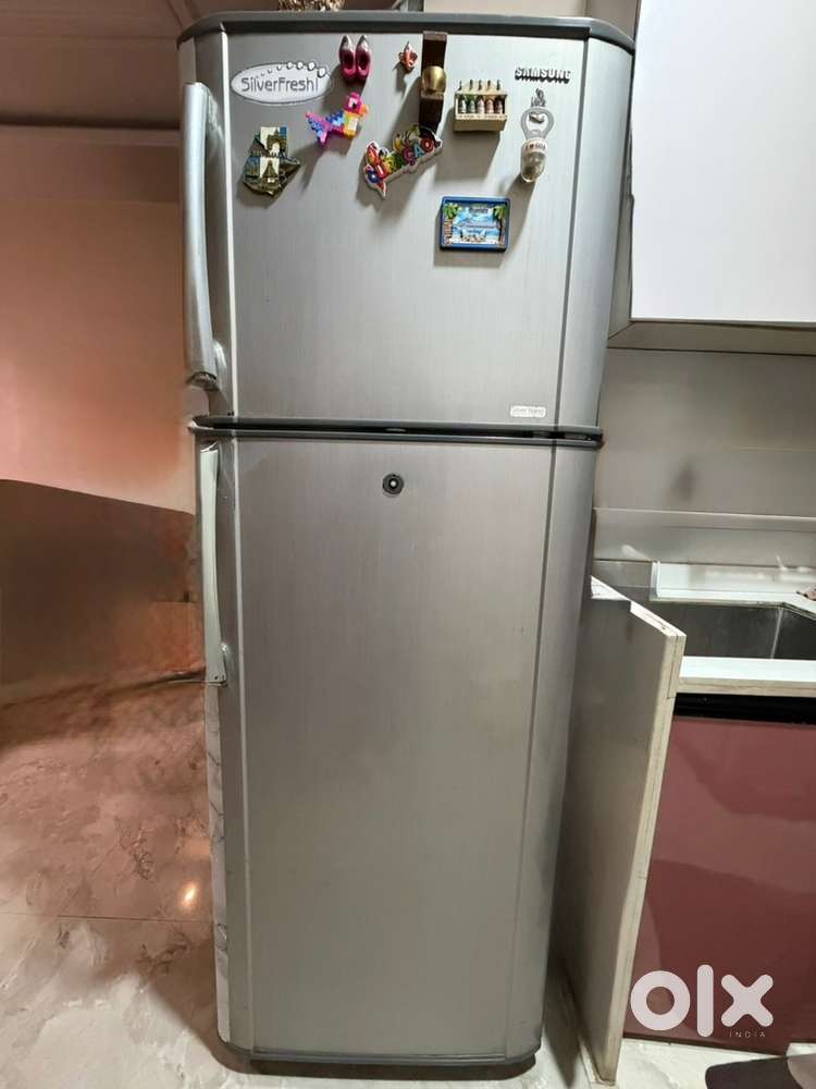 Grey samsung fridge