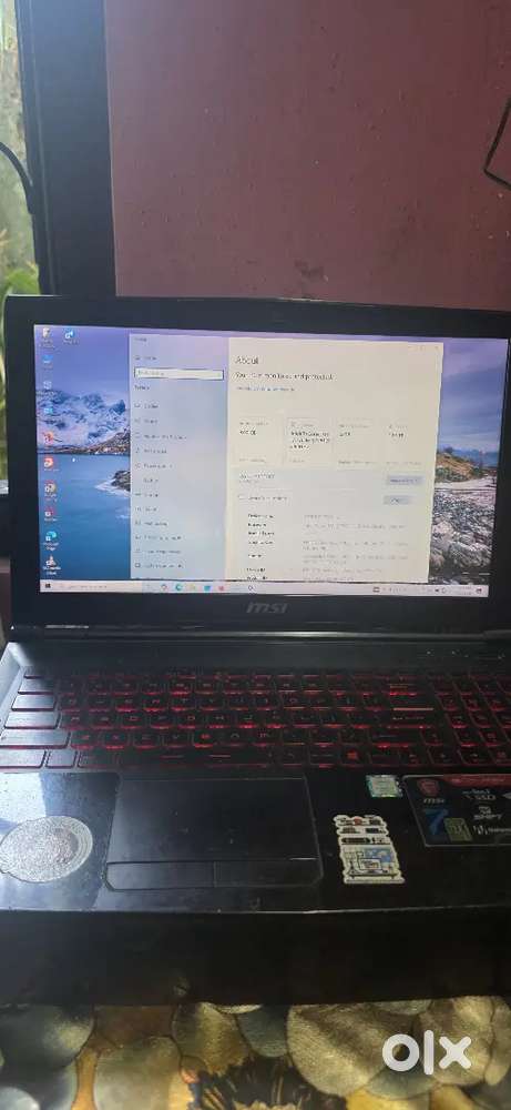 I want to Sell my MSI Gaming LAPTOP