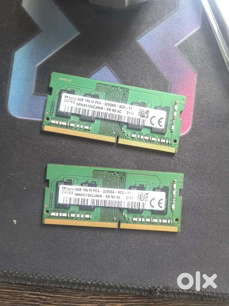 DDR4 RAM 4GB 3200Mhz 2 Sticks