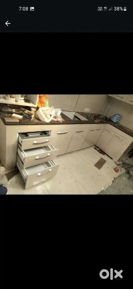 modern kitchen handleless wardrobe new 220 feet