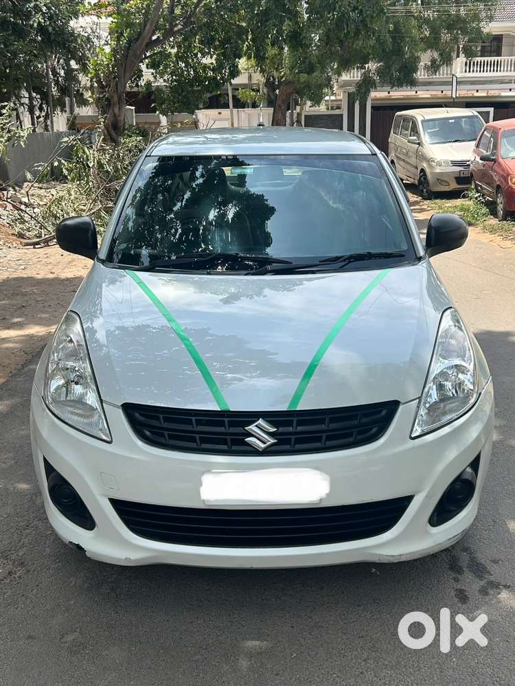 Pearl White Dzire Diesel Car For Sale