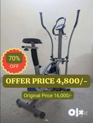 Elliptical exercise cycle 70 off 4 years old barely used. Gym Fitness 1788321103