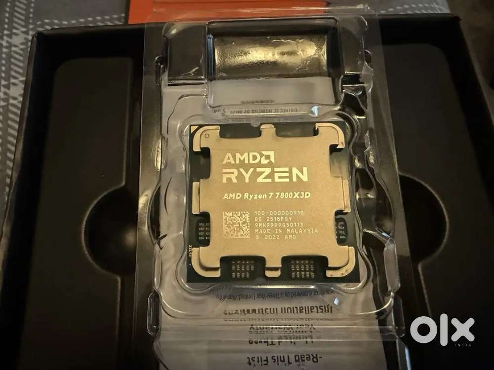 AMD Ryzen 7 7800X3D 8-Cores 4.2GHz Socket AM5 Gaming CPU Processor