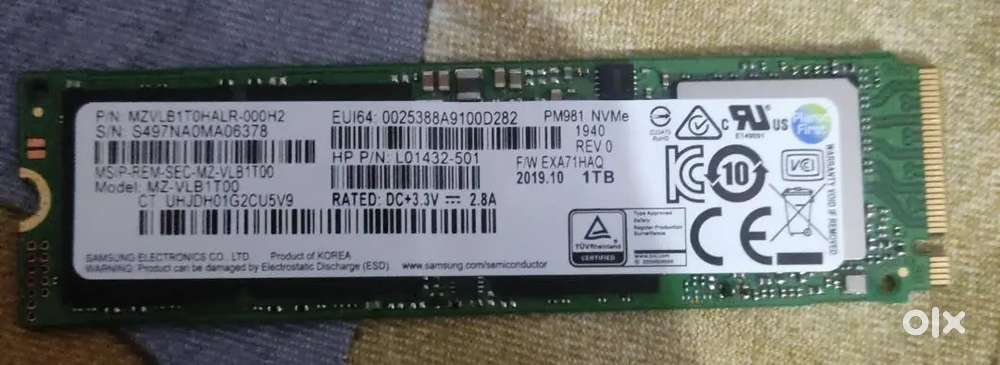 1 TB SSD SAMSUNG
