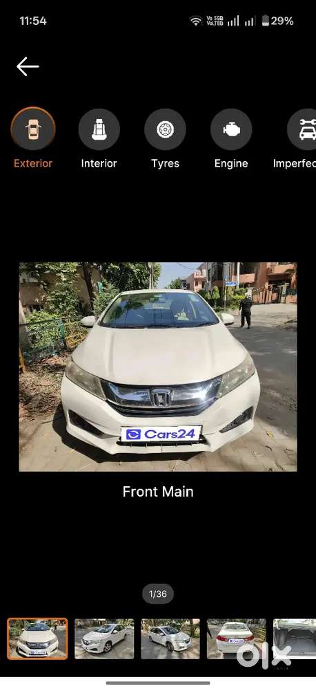 Mint Condition Honda City 2015 Model White Colour Car For Sale