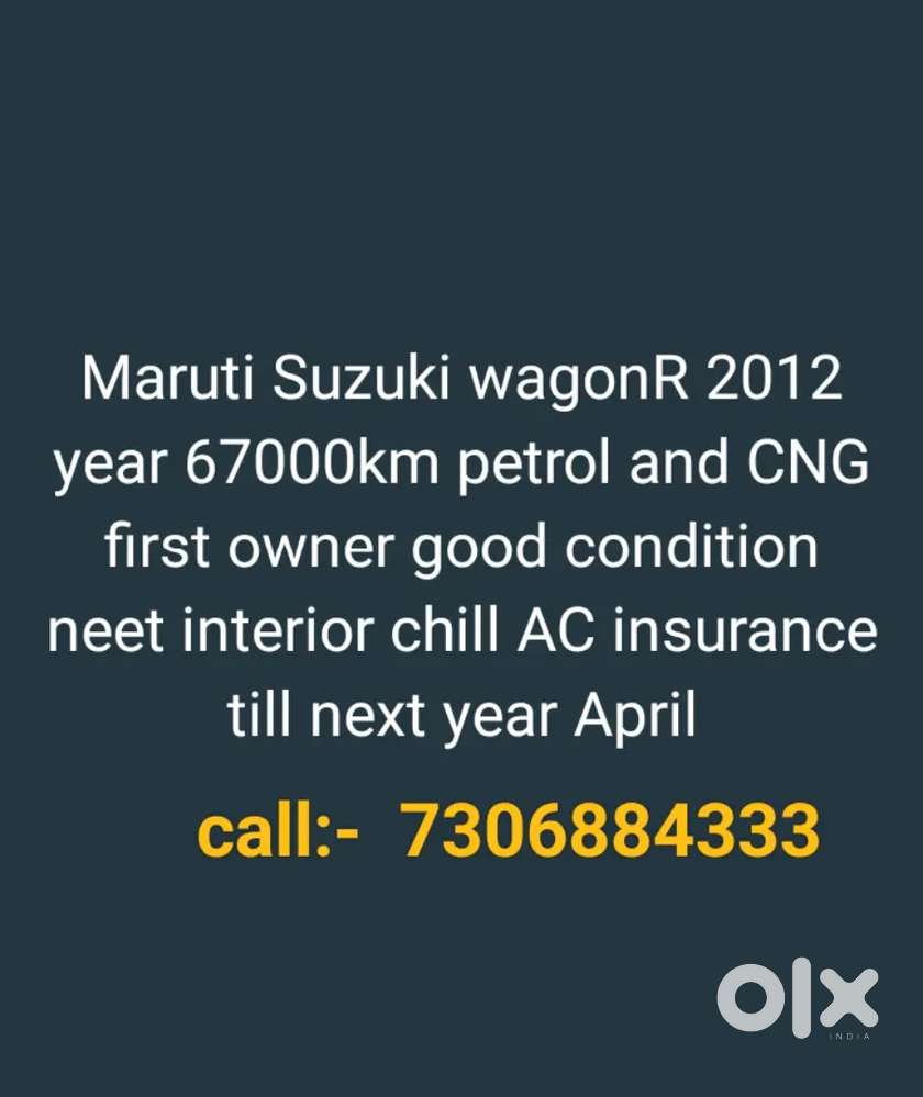 2012 Wagonr 67000km Petrol And Cng