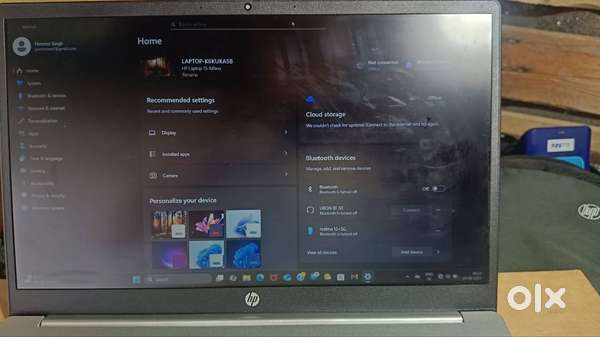 Hp brand, 15 series , i5 13th generation , ms office life time , 8 GB