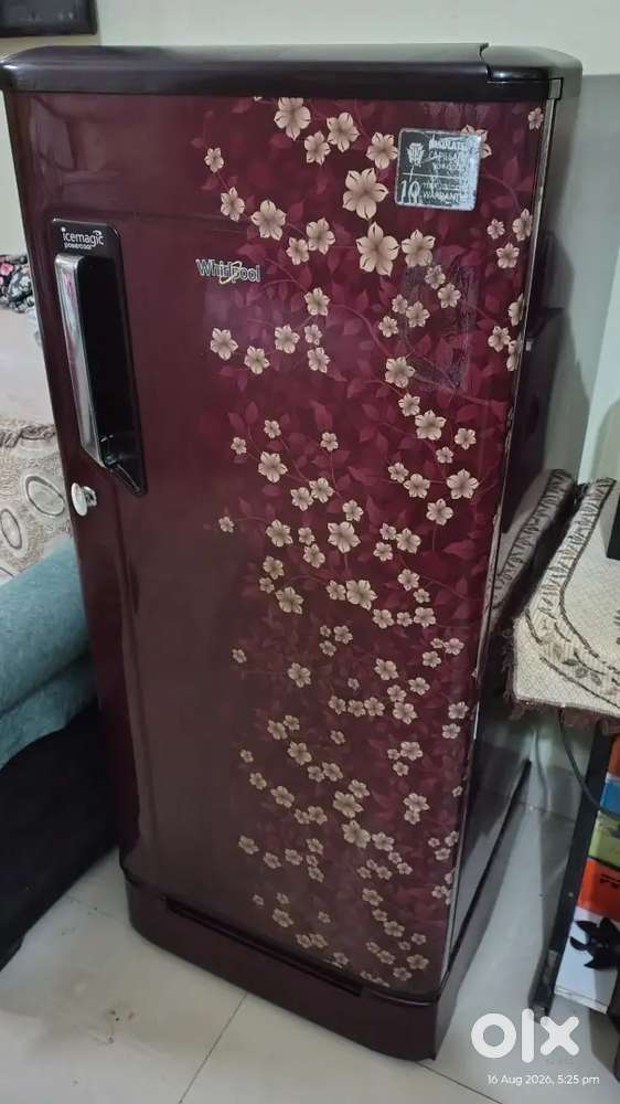 Fridge whirlpool 190ltr