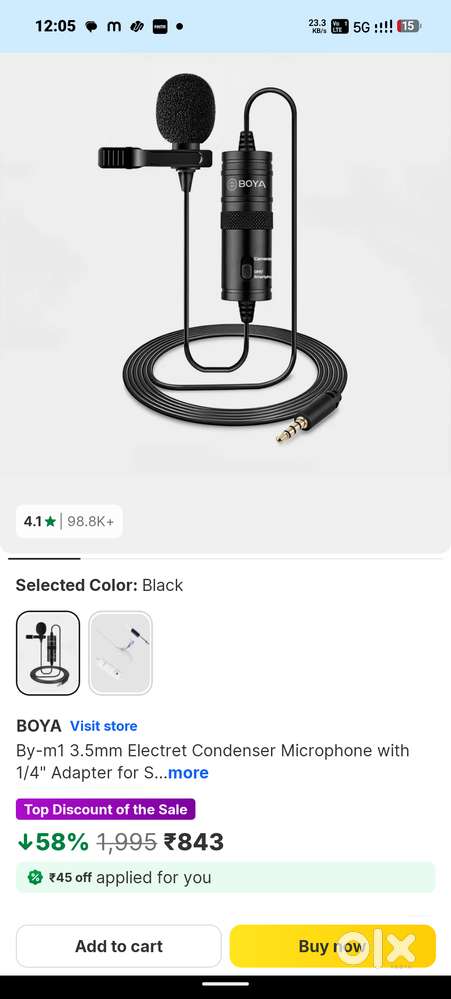 Boya mic M1