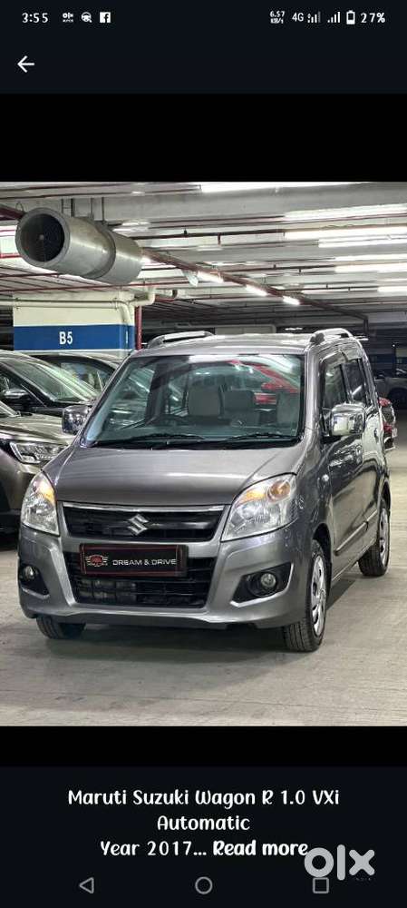 Maruti Suzuki Wagon R 1.0 Vxi Amt, 2017, Petrol