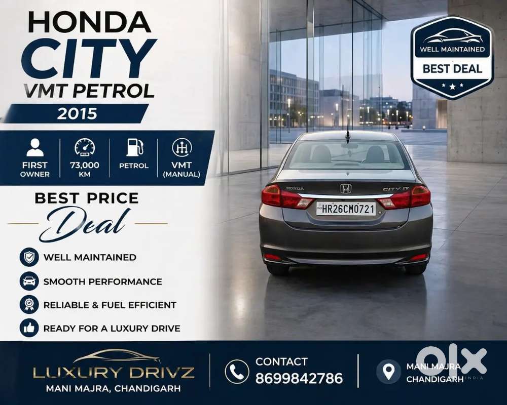 Honda City (v) Petrol 2015