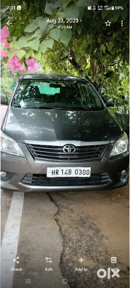 Toyota Innova Diesel 2012 Manual