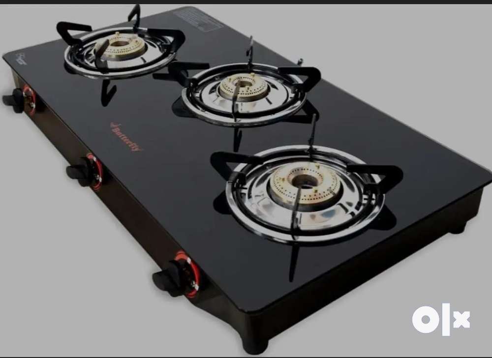 Butterfly three burner outlet gas stove