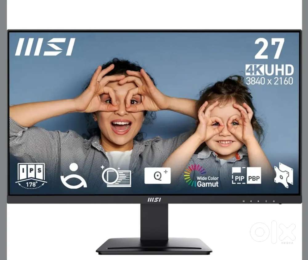 MSI 27-inch 4K UHD Monitor: Only 2 Weeks Old | 3-Year Warranty
