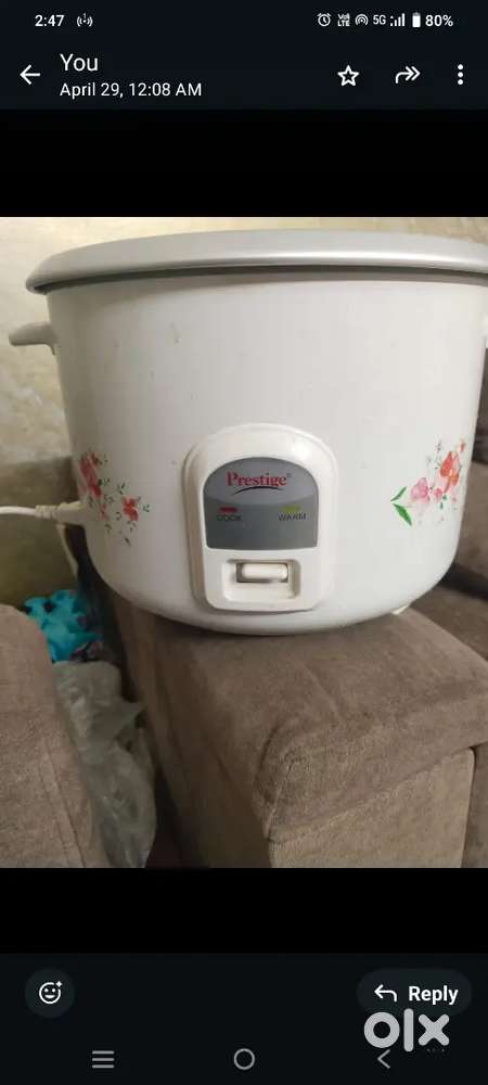 Prestige PRWO rice cooker Kitchen Other Appliances