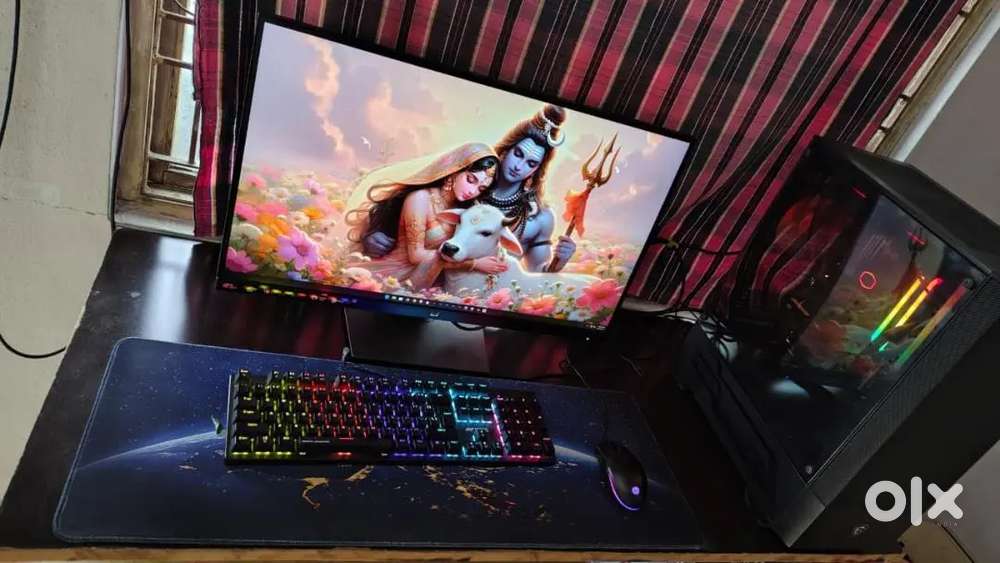 Gaming pc for sell and full setup to gaming and editing 
