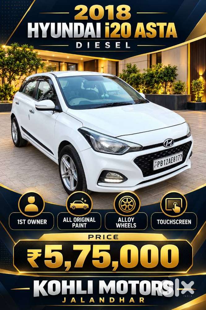 Hyundai I20 1.4 Asta, 2018, Diesel
