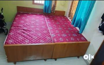 Single cot bed teak wood hotsell