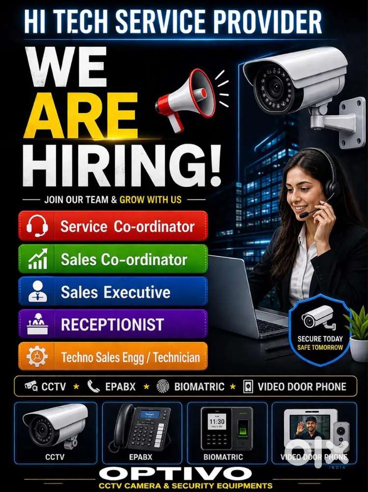 Hi tech service provider.. Optivo cctv camera &security equipment